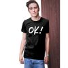 Pánské tričko s nápisem OK