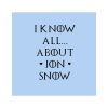 Dámské tričko Know Jon Snow (GOT)