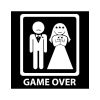 Dámské tričko Svatební game over