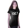 Dámské tričko s nápisem OK