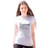 Dámské bílé tričko Karma