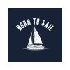 Tmavě modrá mikina Born to Sail (unisex)