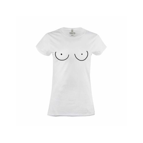 Dámské tričko Namalovaná prsa