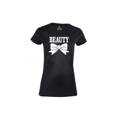 Černé dámské tričko Beauty