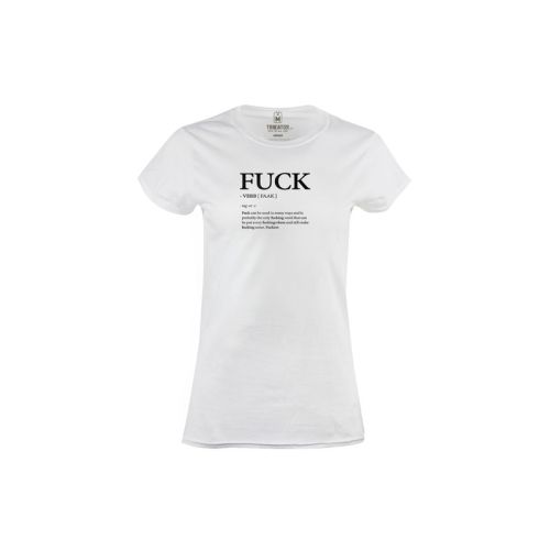 Dámské tričko Fuck ve slovníku