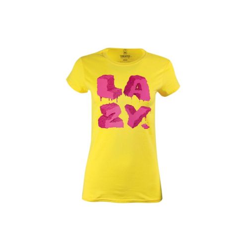 Dámské tričko s nápisem Lazy