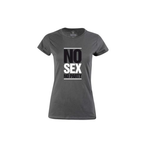 Dámské tričko Bez sexu není párty
